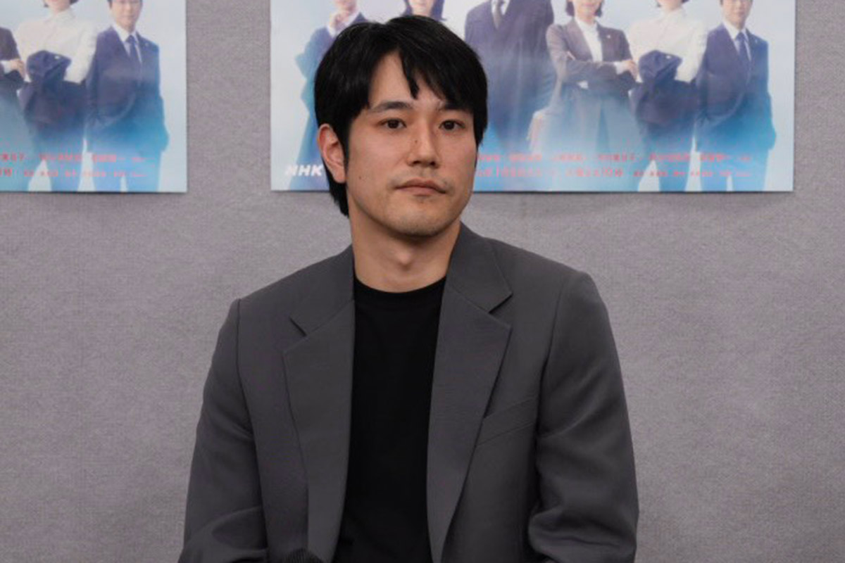 取材会に登場した松山ケンイチ【写真:増田美咲】