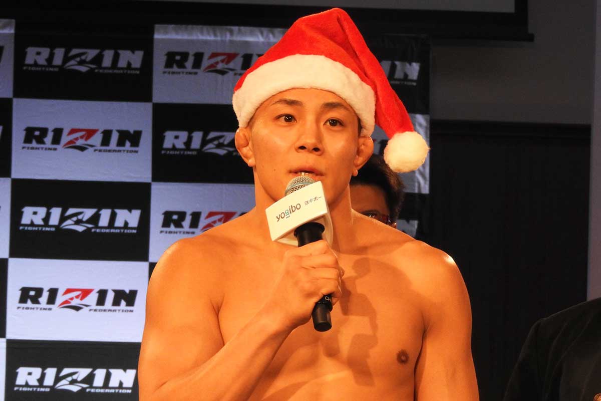 【RIZIN】対戦相手欠場は「カフェの隣にいたお姉さんから…」　新居すぐるが気になる“代役”も明かす