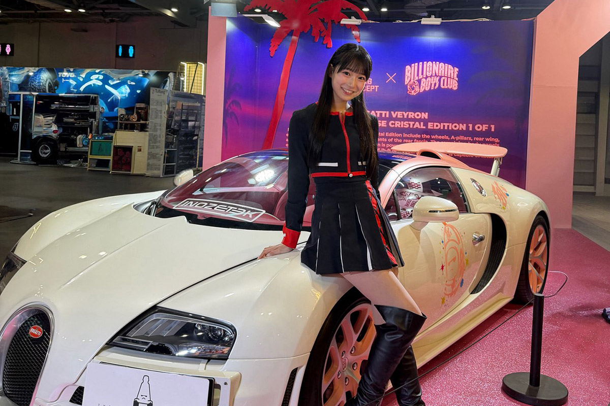 「そのクルマ数億円するんだけどw」　百田汐里、ミニスカ姿で高級車と2ショットにネット衝撃