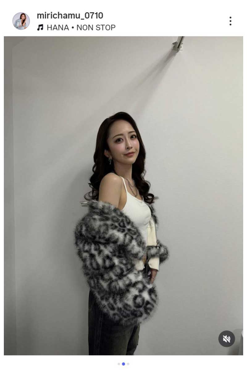 “みりちゃむ”こと大木美里亜【写真:インスタグラム(@mirichamu_0710)より】