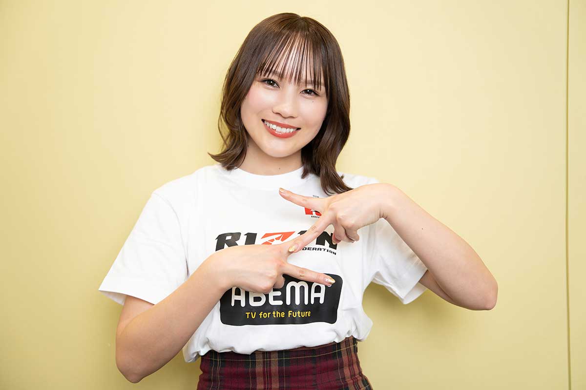 RIZIN広報を務める横島加奈【写真:増田美咲】