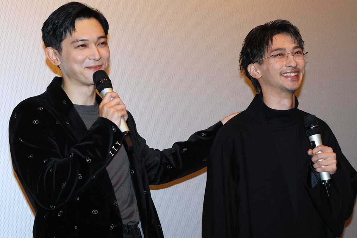 イベントに出席した吉沢亮(左)、横浜流星【写真:ENCOUNT編集部】