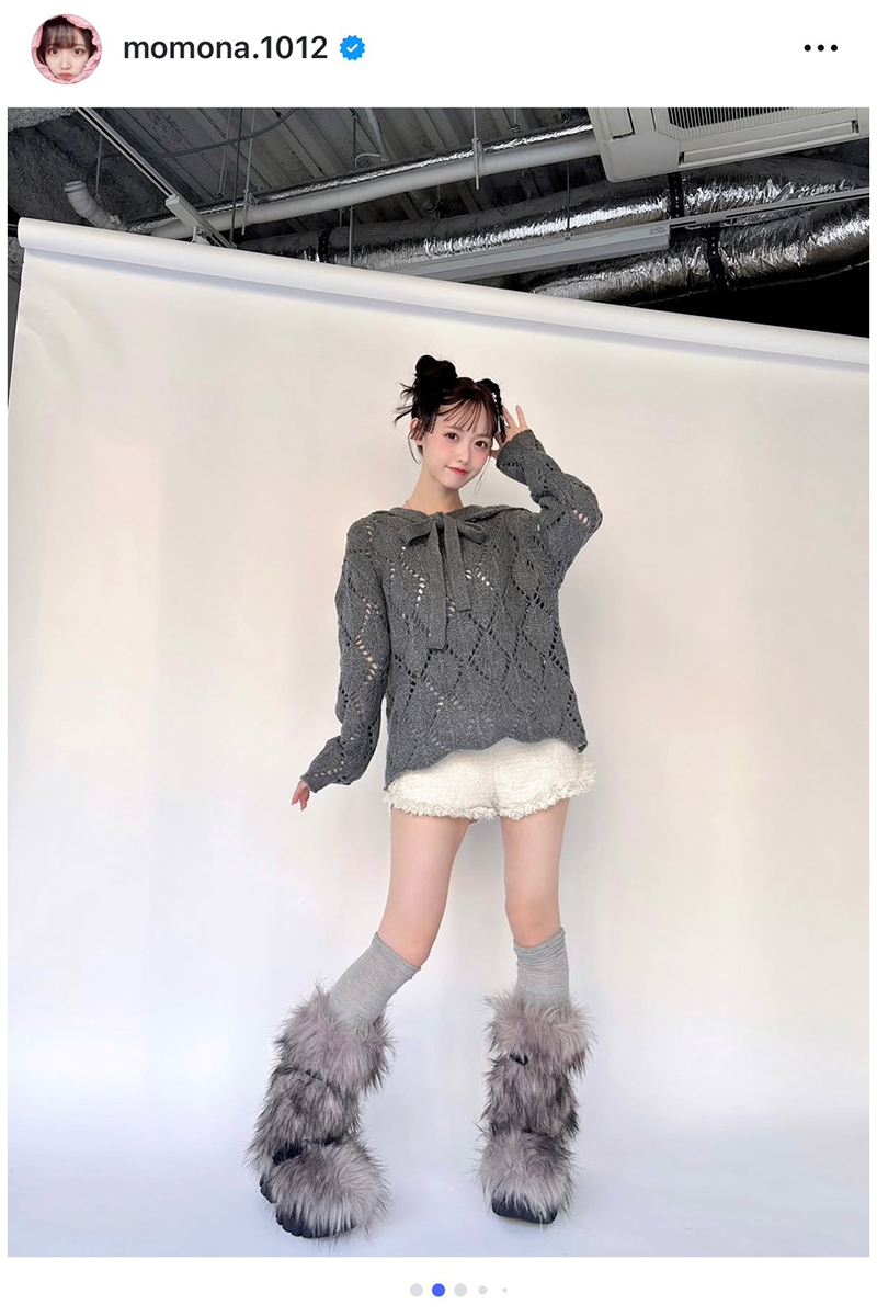 高嶺のなでしこ・松本ももなの実際の投稿【写真：インスタグラム（＠momona.1012）より】