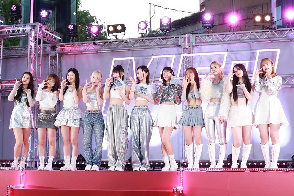 ME:Iのメンバー4人が活動終了を発表【写真：山口比佐夫】