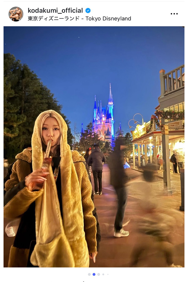 倖田來未の実際の投稿【写真：インスタグラム（＠kodakumi_official）より】