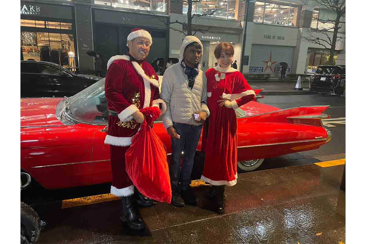 外国人観光客からも写真を求められた【写真：ENCOUNT編集部】