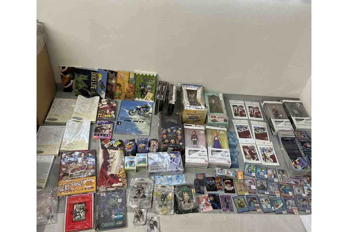 出品したグッズの一部【写真提供：永留統道さん】