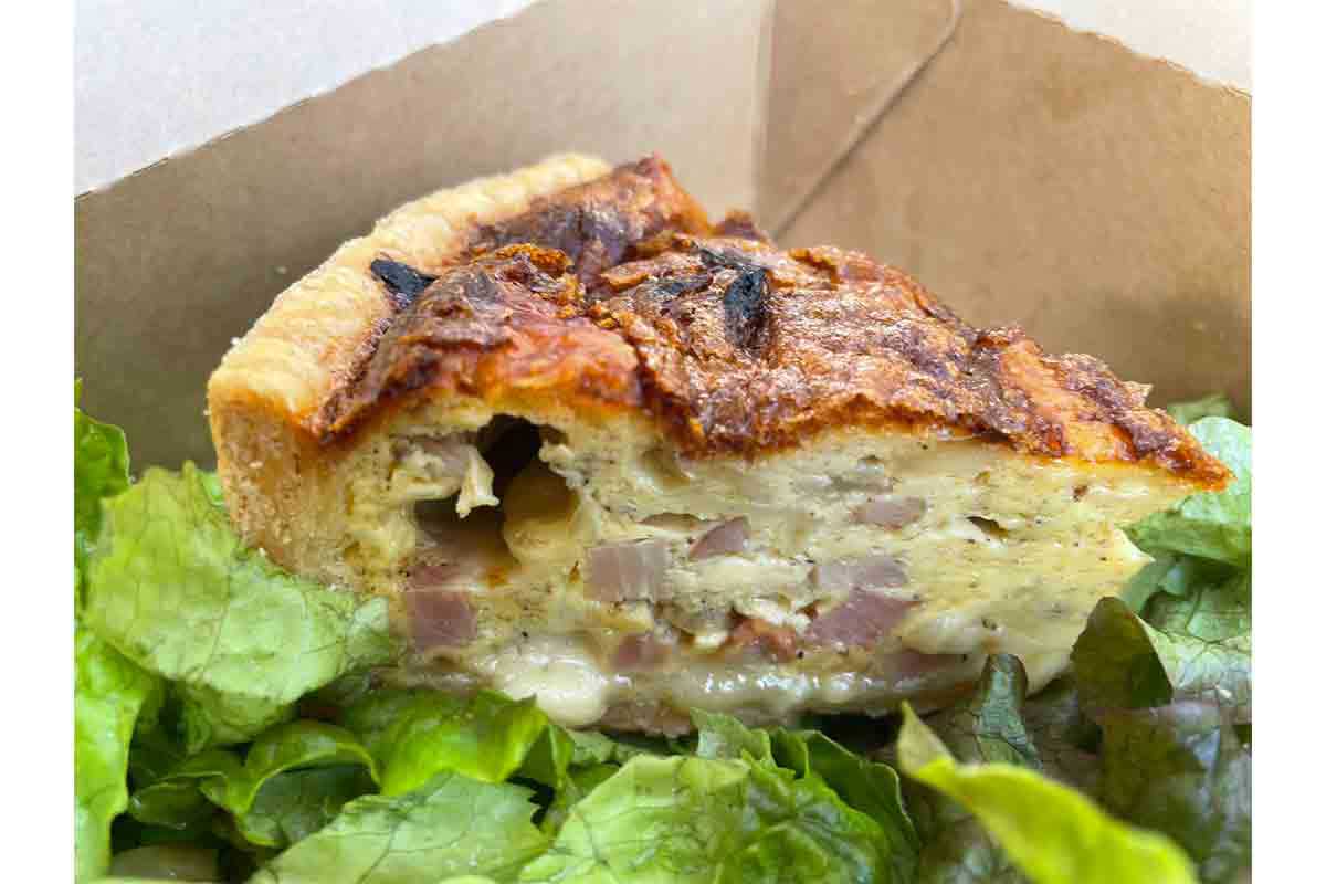 研究を重ねたキッシュ【写真:ENCOUNT編集部】