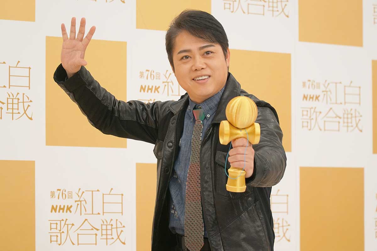 【紅白リハ】三山ひろし、けん玉ギネス挑戦　有吉弘行のリハ失敗に「当日まで不安」と苦笑い