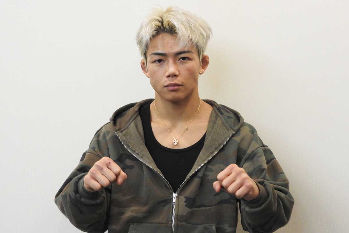 「チャンピオンベルトを巻きたい」と明かした【写真：ENCOUNT編集部】