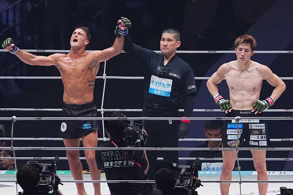 【RIZIN】井上直樹、王座陥落　新王者サバテロは「この瞬間を待っていた」絶叫、放送禁止用語交えて次期挑戦者指名