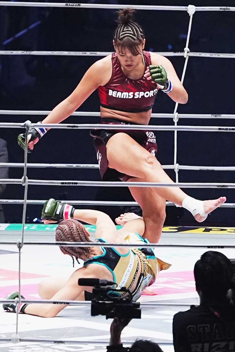 伊澤星花を苦しめたRENA（上）【写真：小林靖】