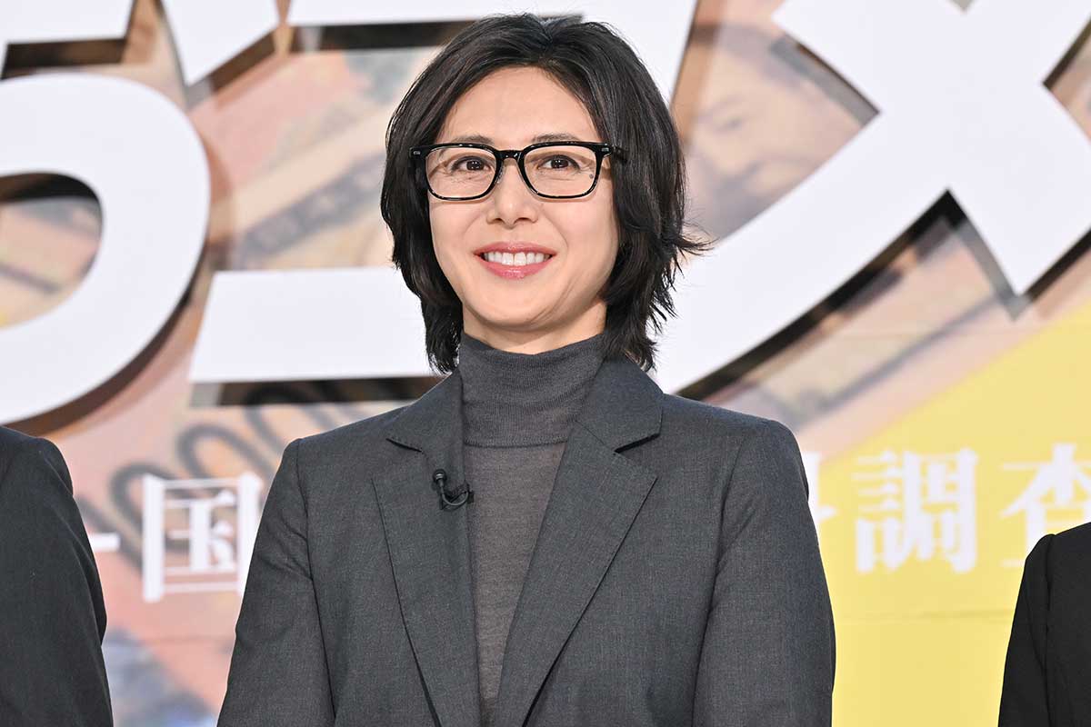 松嶋菜々子、夫・反町隆史との自宅での会話明かす「今日は何時まで？みたいな業務連絡を（笑）」　夫婦でドラマ主演