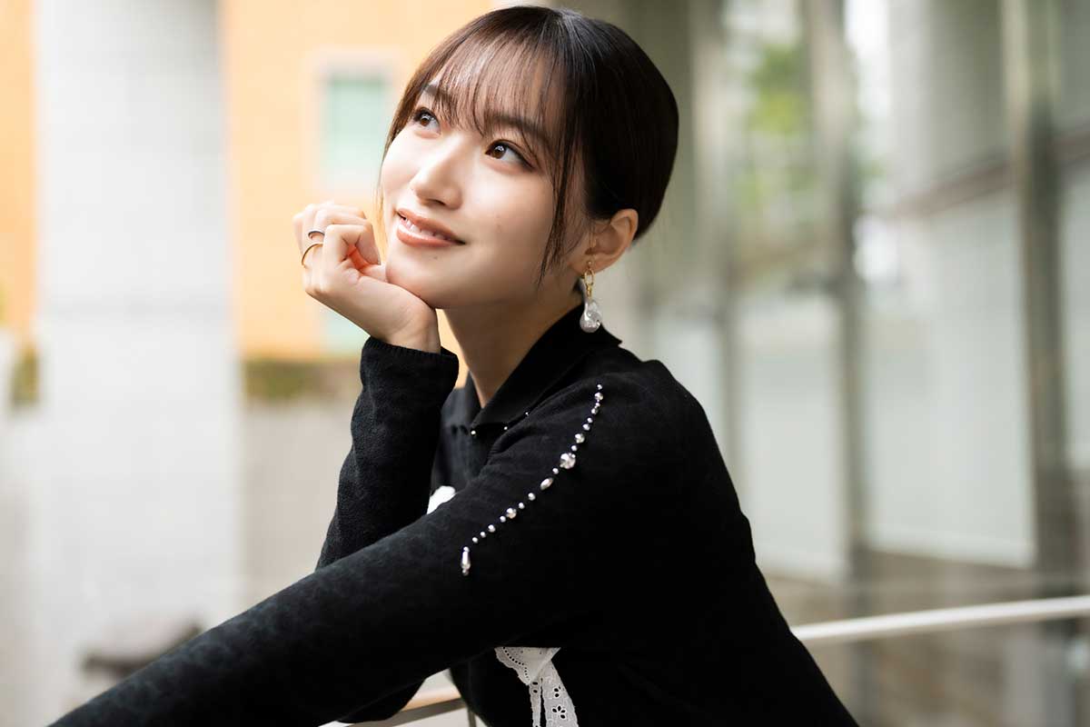 デビュー秘話を明かした片岡凜【写真：舛元清香】