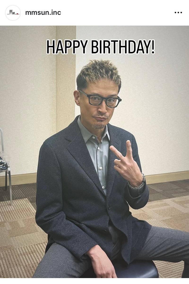 実際の投稿【写真：インスタグラム（＠mmsun.inc）より】