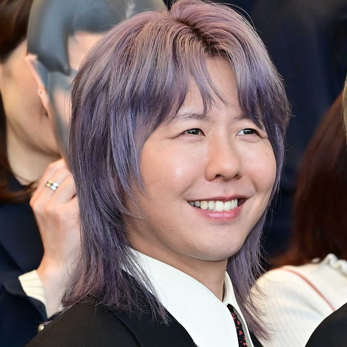 制作発表会見に出席したMrs. GREEN APPLE・藤澤涼架【写真：ENCOUNT編集部】