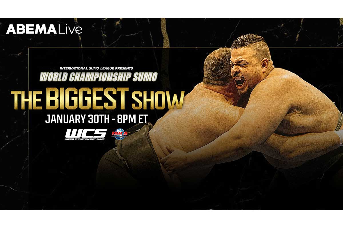 ABEMA、「World Championship Sumo」を配信　世界トップレベルのSUMO力士がNYで激突