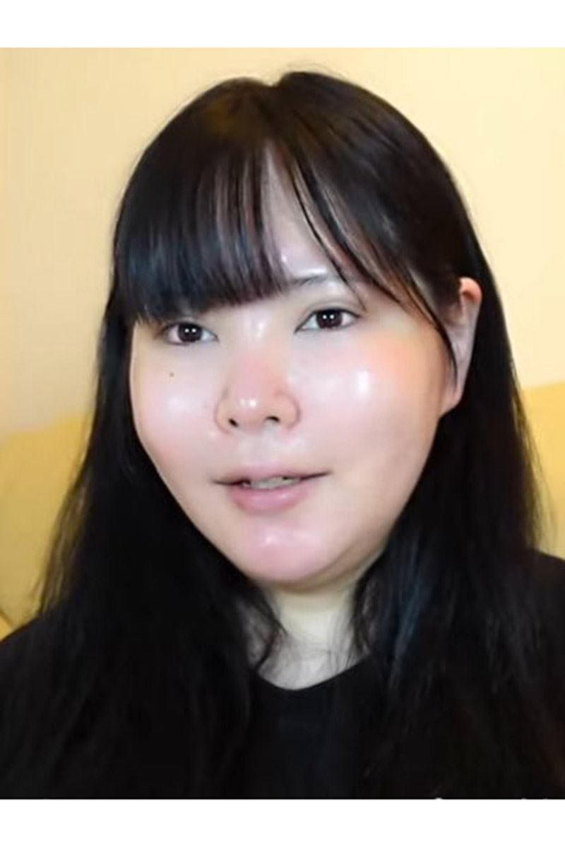 藤田シオンのすっぴん【写真：X（＠shion0_25mg）より】