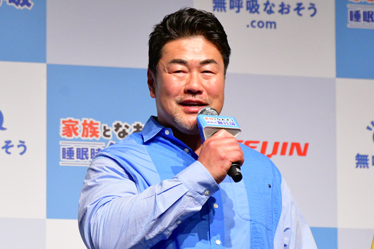 佐々木健介、睡眠時に1時間27回呼吸停止　無呼吸症候群の診断に衝撃「もっと早く検査を受けた方が良かった」