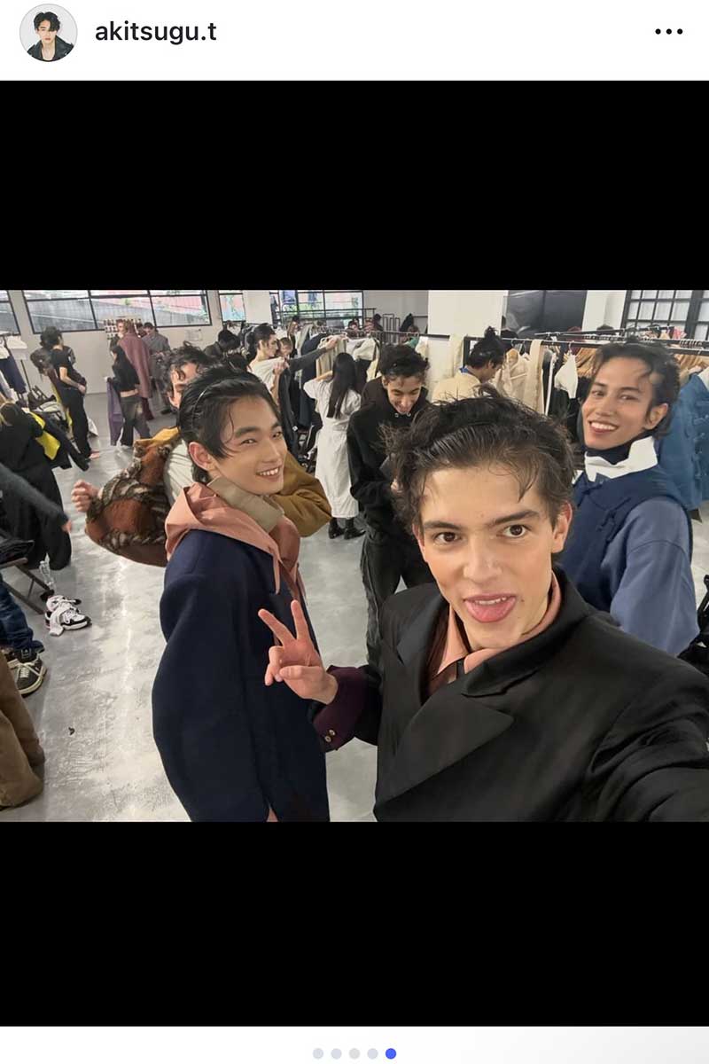 冨永章胤の実際の投稿【写真：インスタグラム（＠akitsugu.t）より】