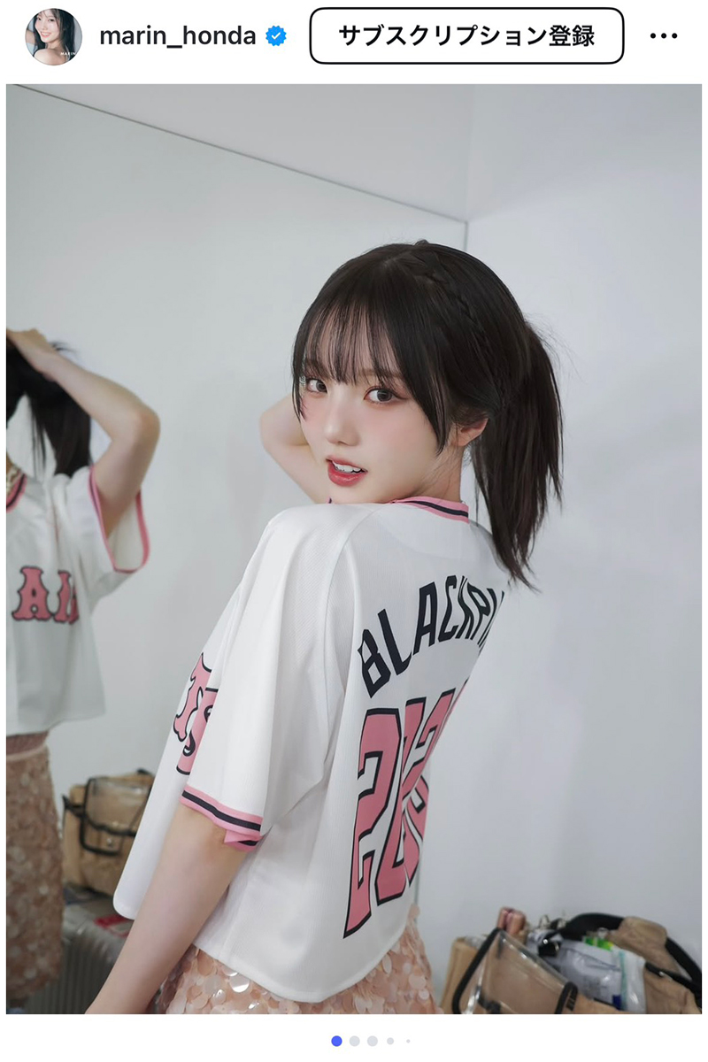 本田真凜の実際の投稿【写真：インスタグラム（＠marin_honda）より】