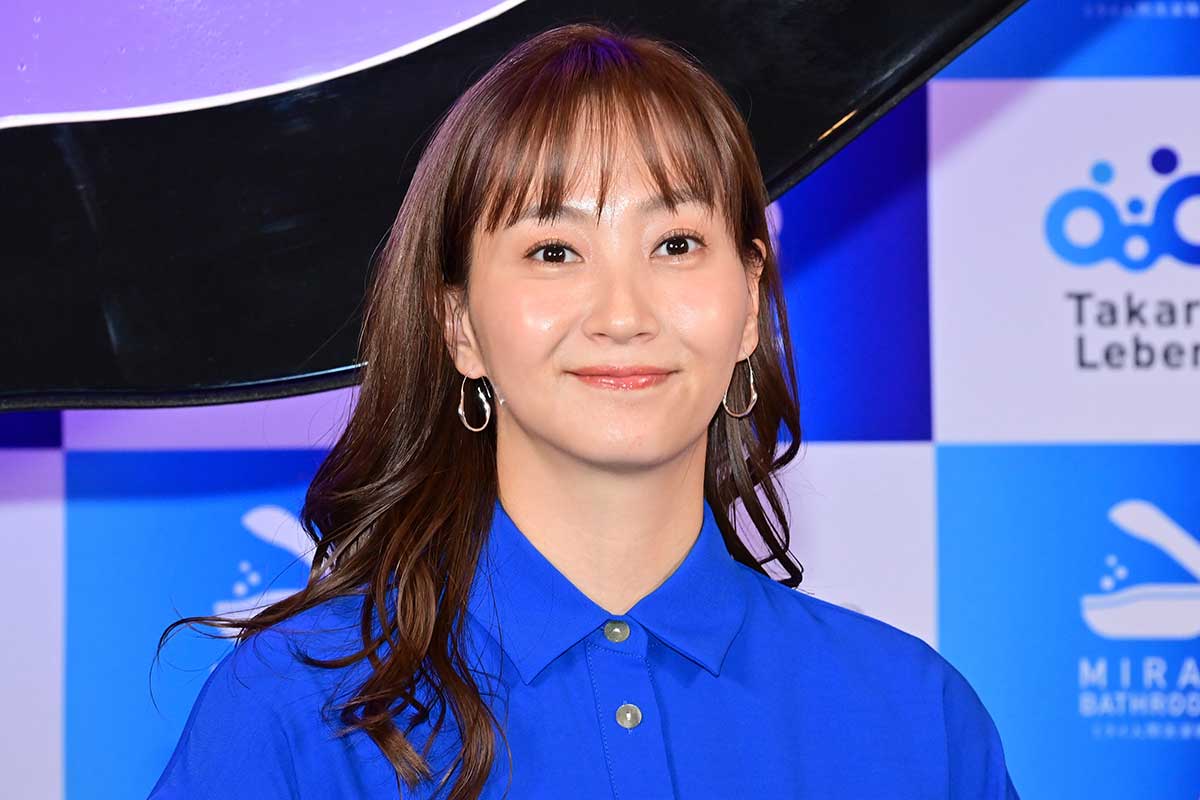 イベントに出席した藤本美貴【写真：ENCOUNT編集部】