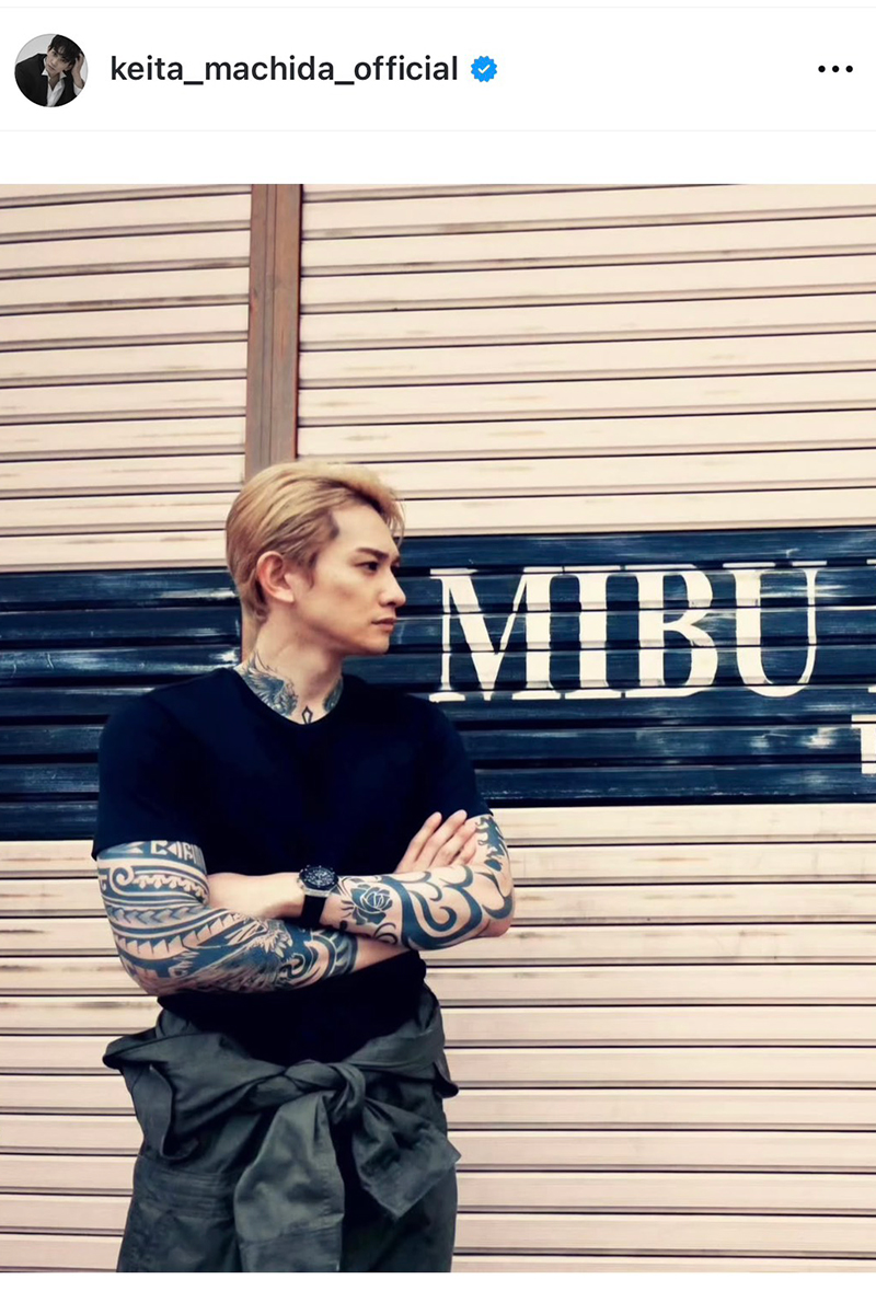 町田啓太の実際の投稿【写真：インスタグラム（＠keita_machida_official）より】