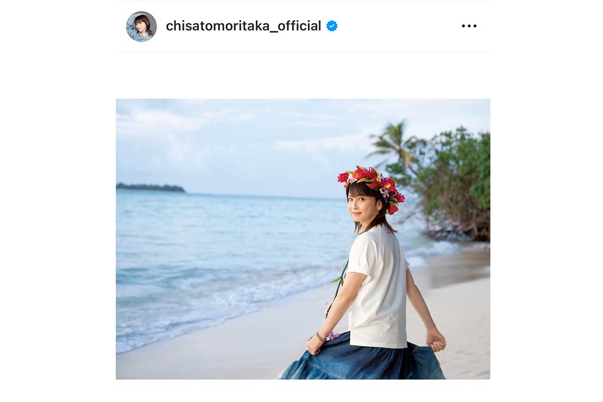 56歳・森高千里、『私がオバさんになっても』発売から33年　米サイパンでグラビア撮影…ネット驚き「反則レベルの美貌」