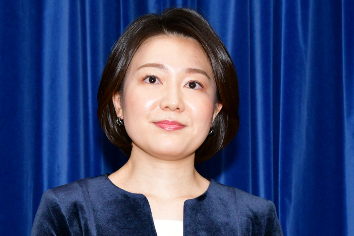 イベントに登壇したNHKの星麻琴アナウンサー【写真：ENCOUNT編集部】