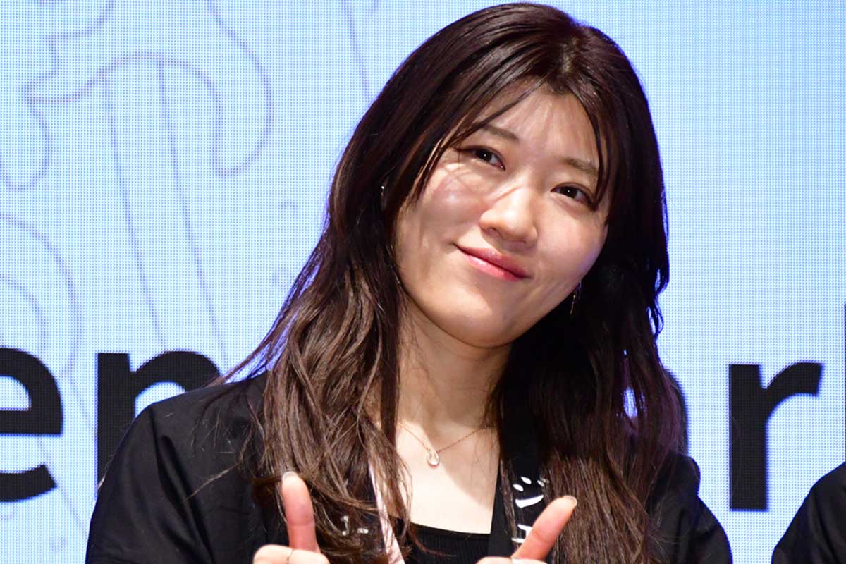 イベントに登壇したヒコロヒー【写真:ENCOUNT編集部】