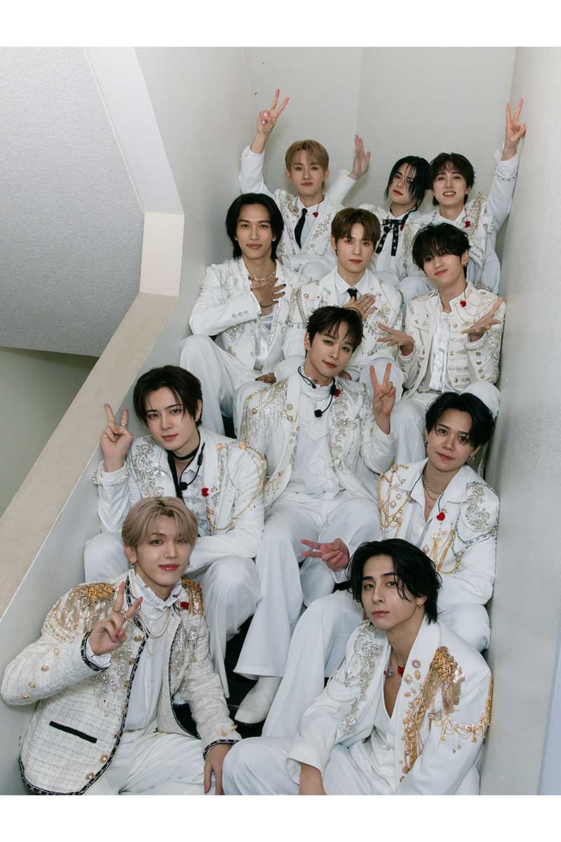 リリースイベントを開催したINI【写真：(C)LAPONE ENTERTAINMENT】