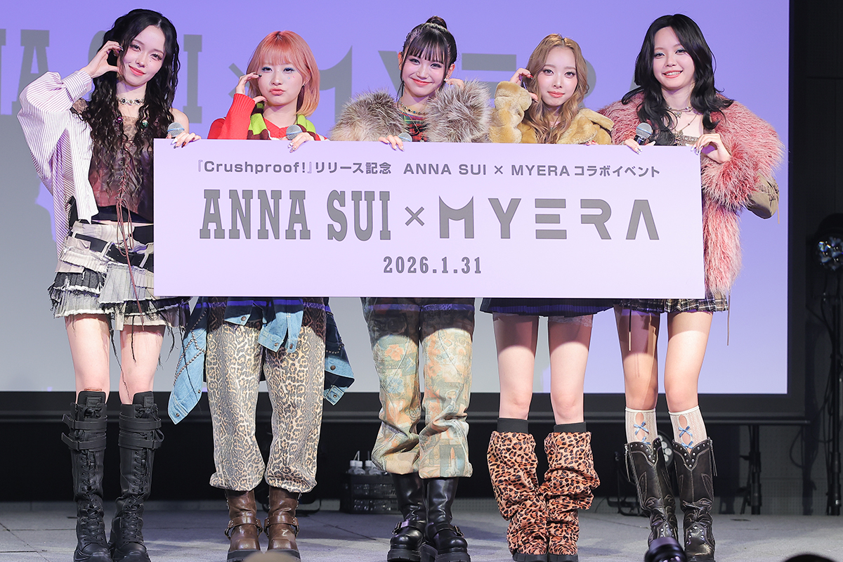 MYERA、2・2リリースの新曲『Crushproof！』をパフォーマンス「2026年やる気満々です」