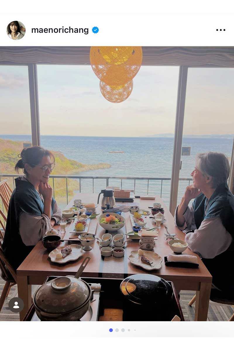 前田典子の実際の投稿【写真:インスタグラム(@maenorichang)より】