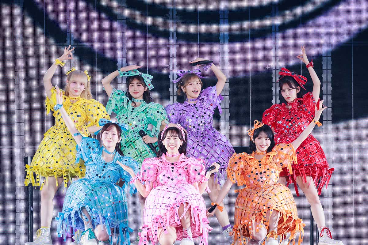 初の東京ドーム単独公演を開催したFRUITS ZIPPER【写真:ヨシモリユウナ】