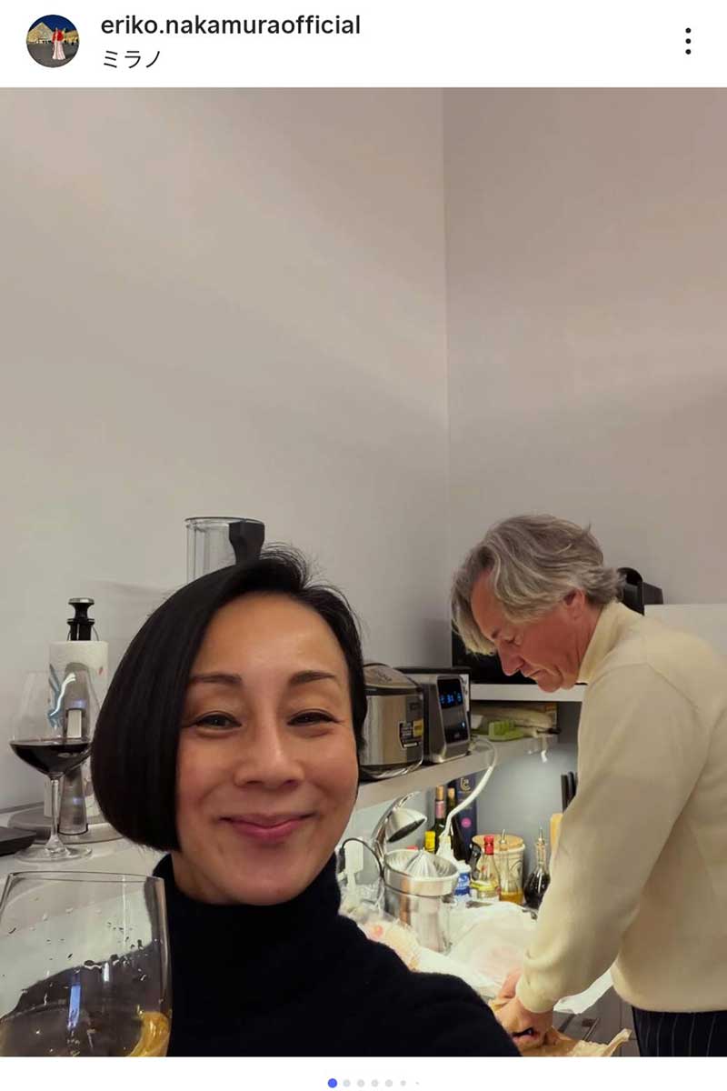中村江里子【写真：インスタグラム（＠eriko.nakamuraofficial）より】