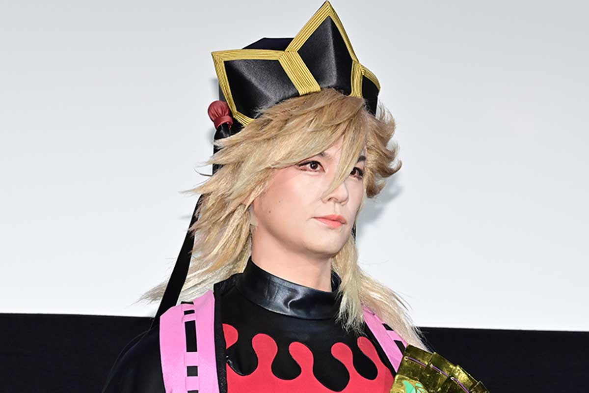 浦井健治、舞台『鬼滅の刃』で童磨役　「血鬼術ですよね？」と天然回答に会場笑い…新情報発表会でサプライズ発表