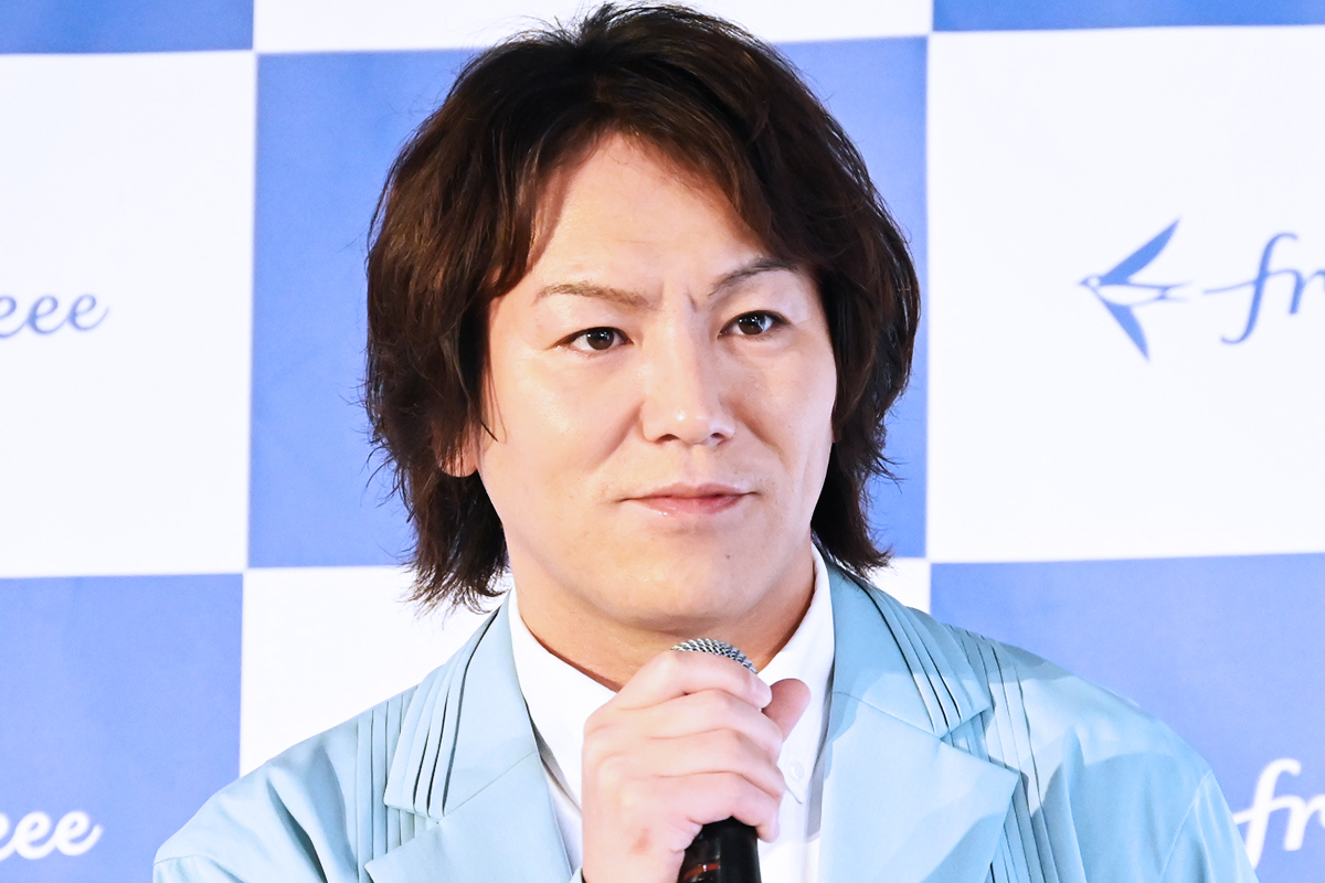 イベントに出席した狩野英孝【写真：ENCOUNT編集部】