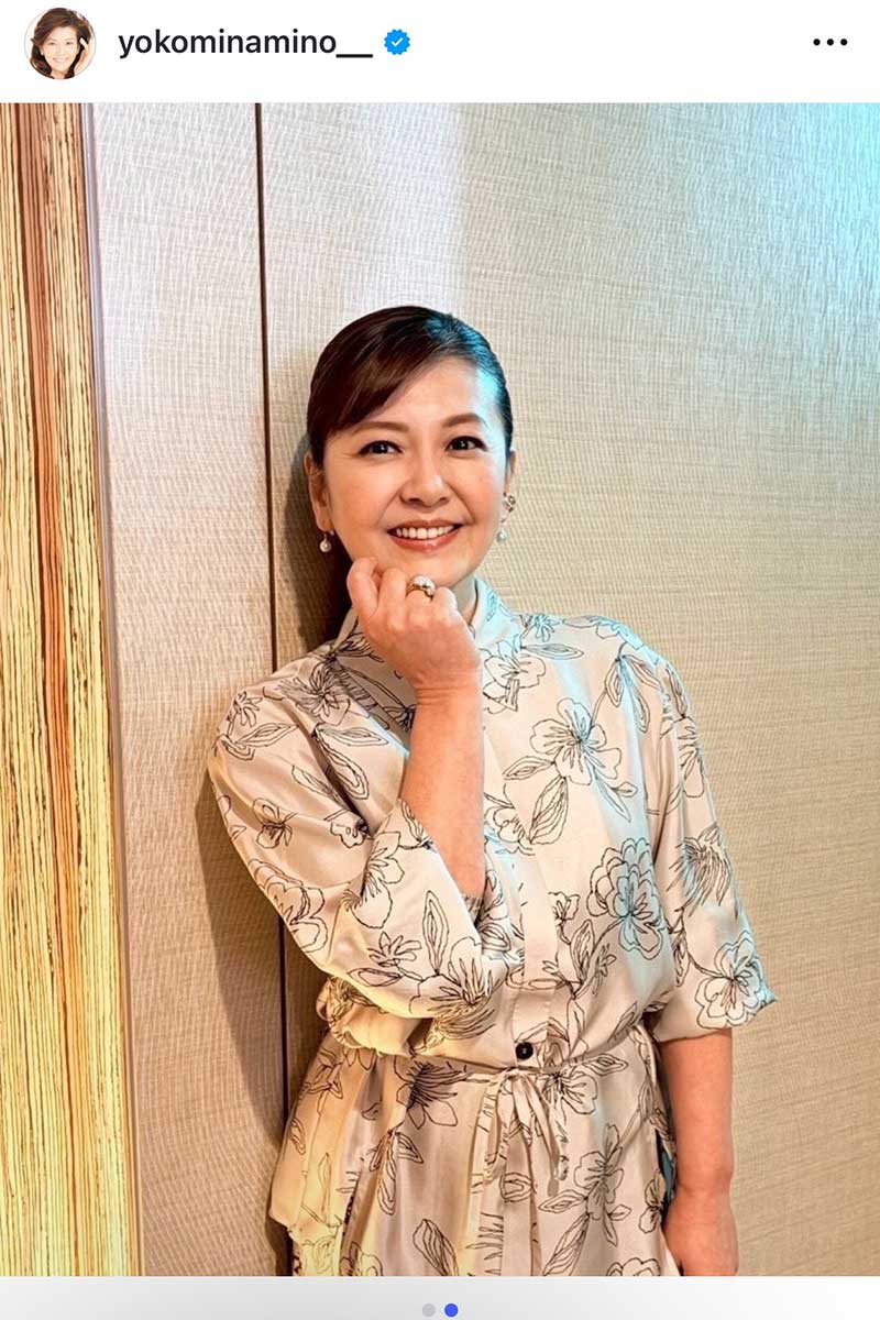 南野陽子【写真：インスタグラム（＠yokominamino__）より】