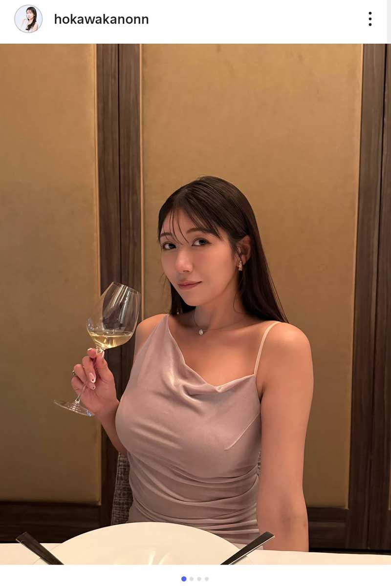 穂川果音の実際の投稿【写真:インスタグラム(@hokawakanonn)より】