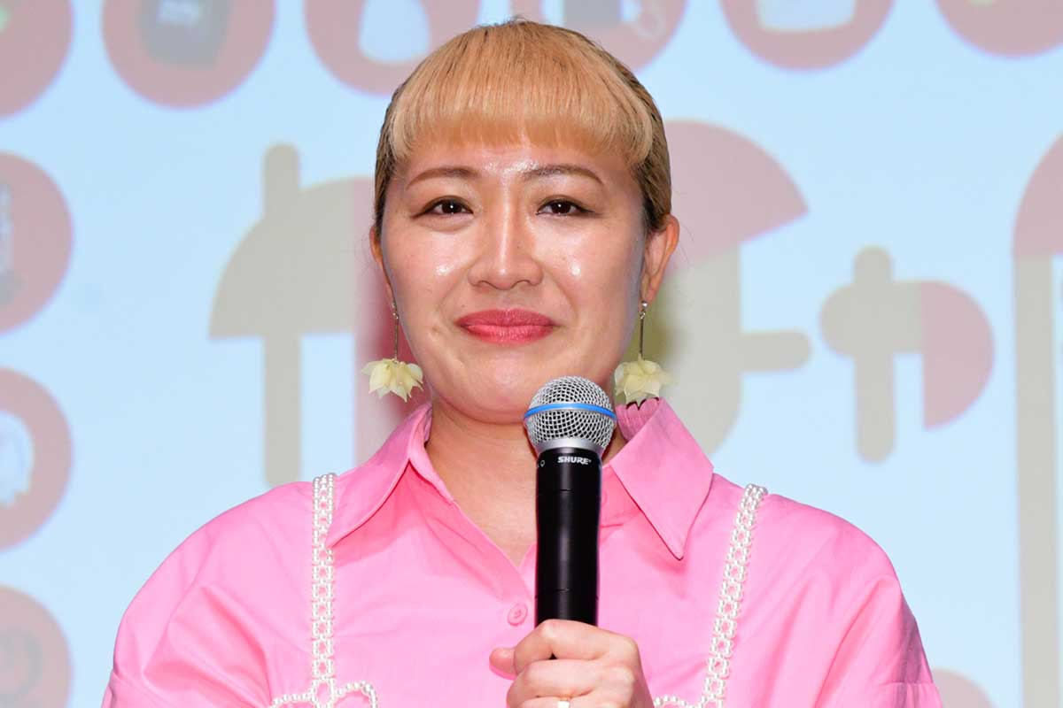 イベントに登壇した丸山桂里奈【写真：ENCOUNT編集部】