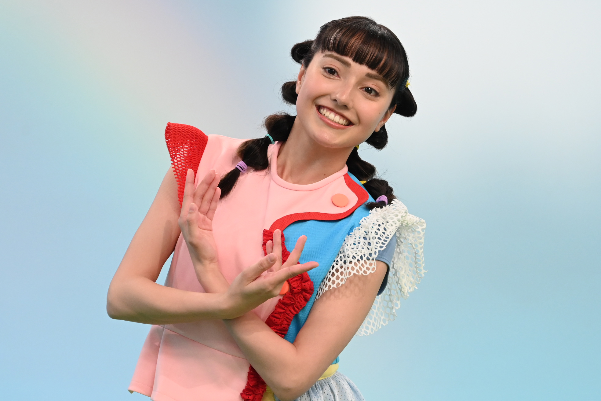 新たに“おどりのお姉さん”に抜擢されたアンジェ【写真：ENCOUNT編集部】