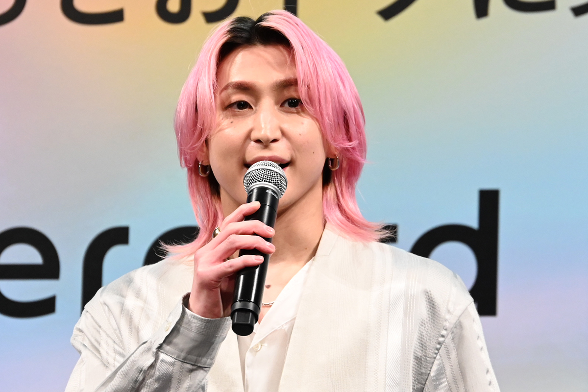 イベントに登壇したSnow Manの佐久間大介【写真:ENCOUNT編集部】