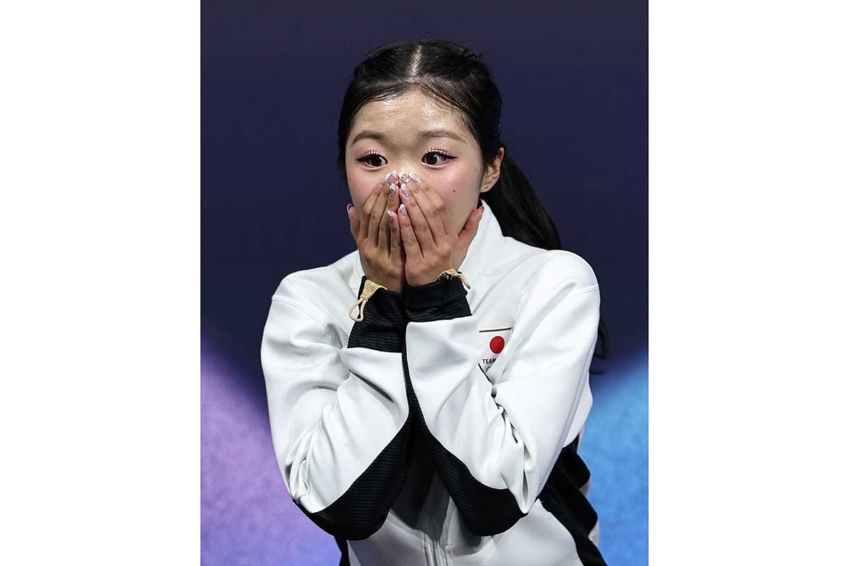 「これはびっくり」17歳・中井亜美、まさかの“5度見”に反響「可愛さ全開」「お手本のよう」　SPキャスターに思わず絶句