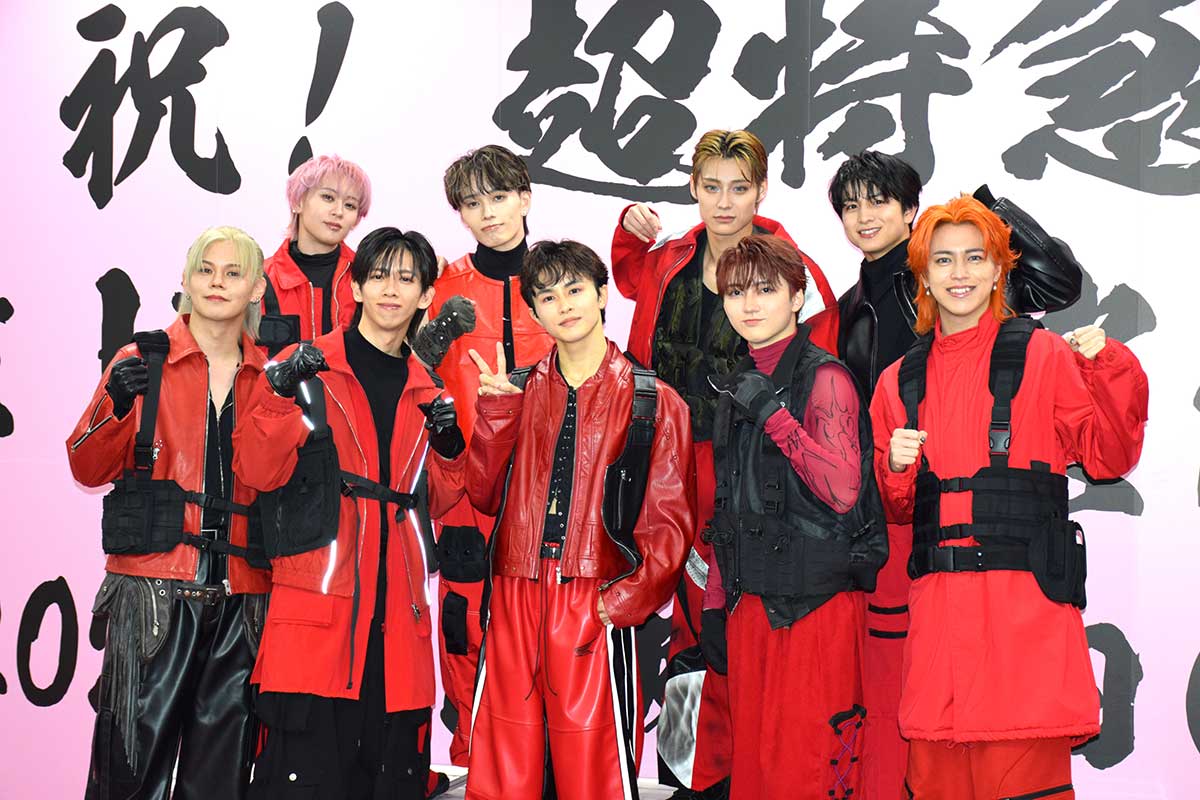 東京ドーム公演の開催を発表した超特急【写真:ENCOUNT編集部】