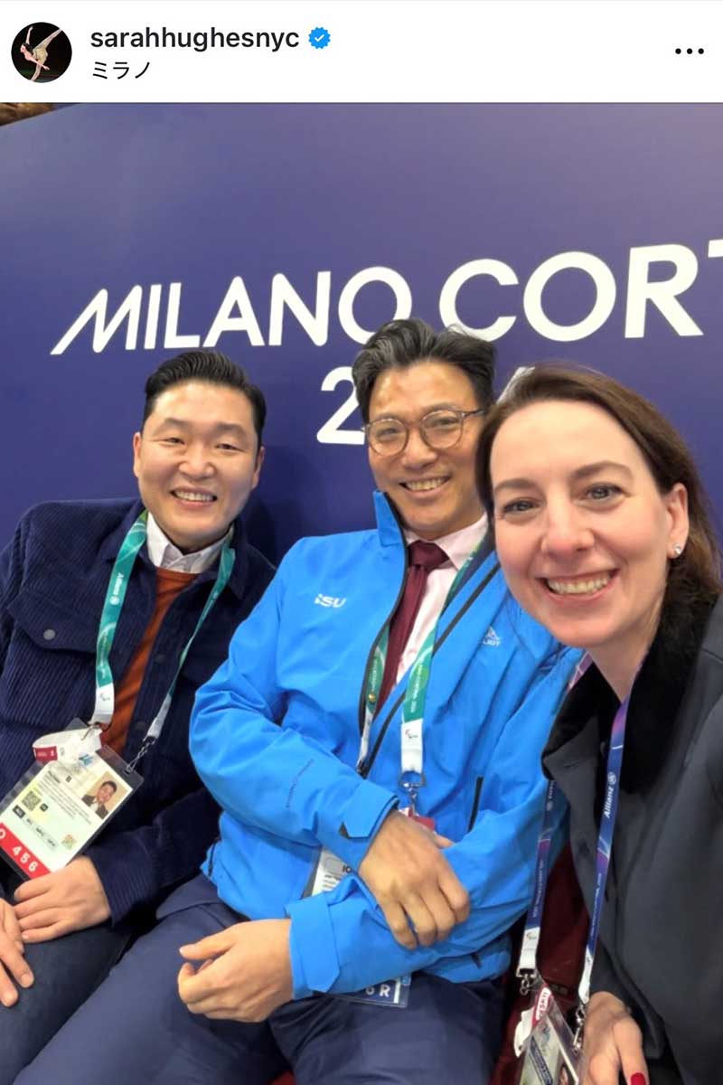 サラ・ヒューズの実際の投稿【写真：インスタグラム（＠sarahhughesnyc）より】