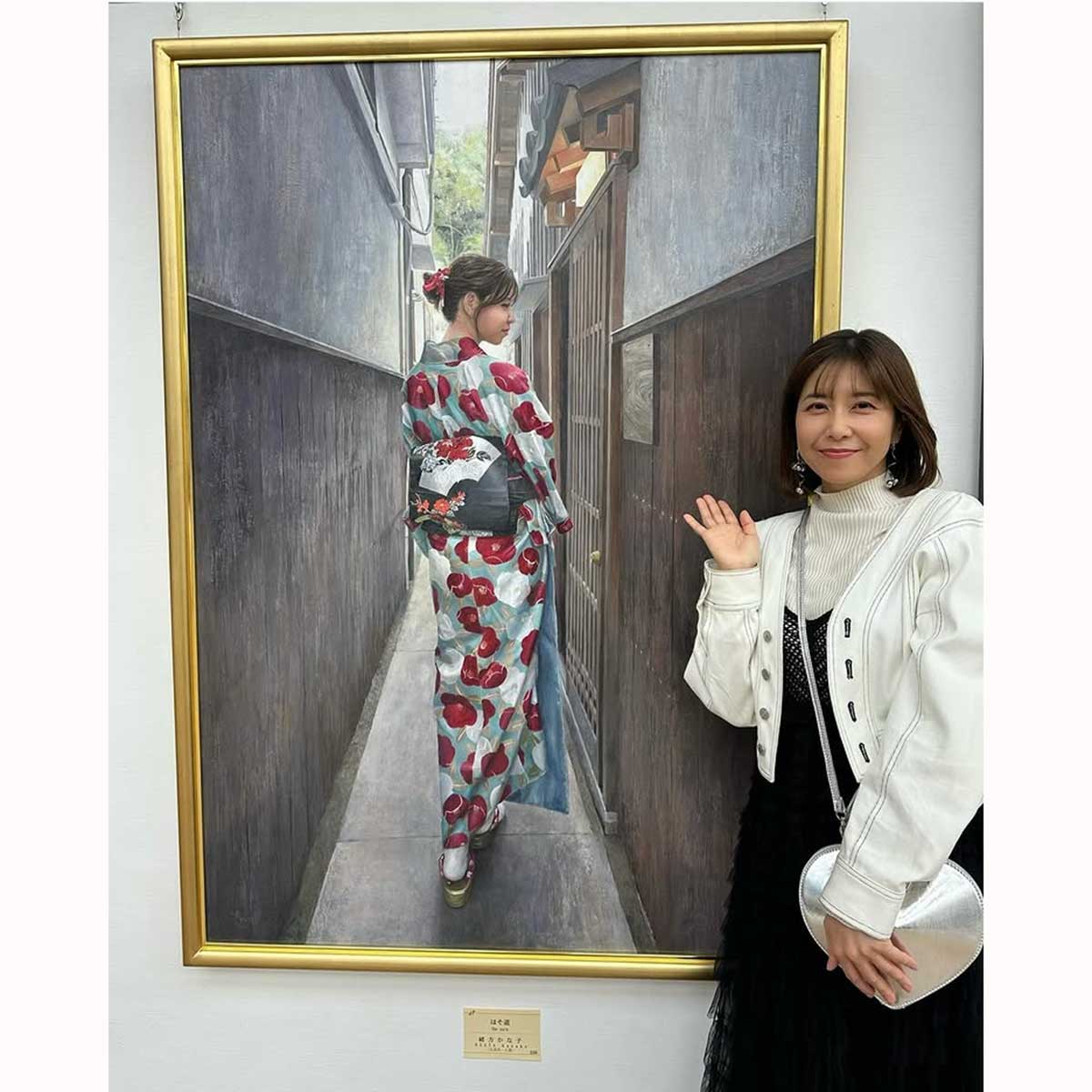 2年連続で日展に入選【写真：本人提供】