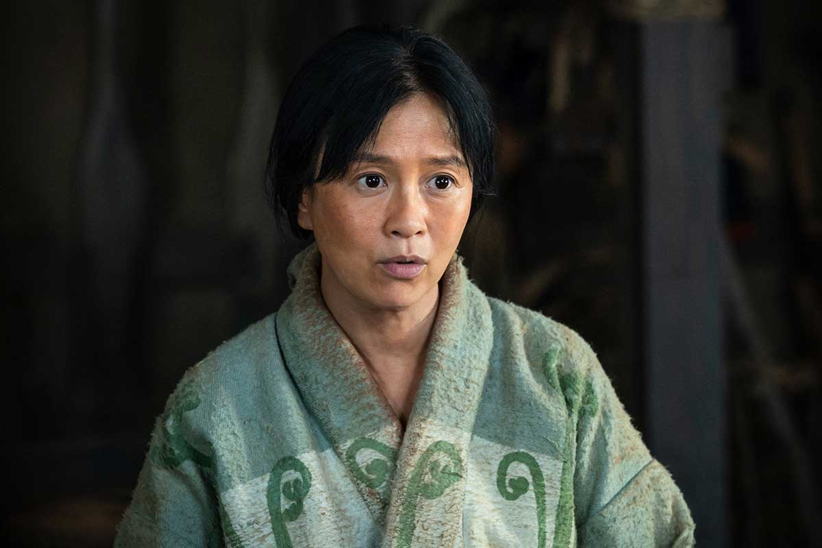 なかを演じる坂井真紀【写真:(C)NHK】