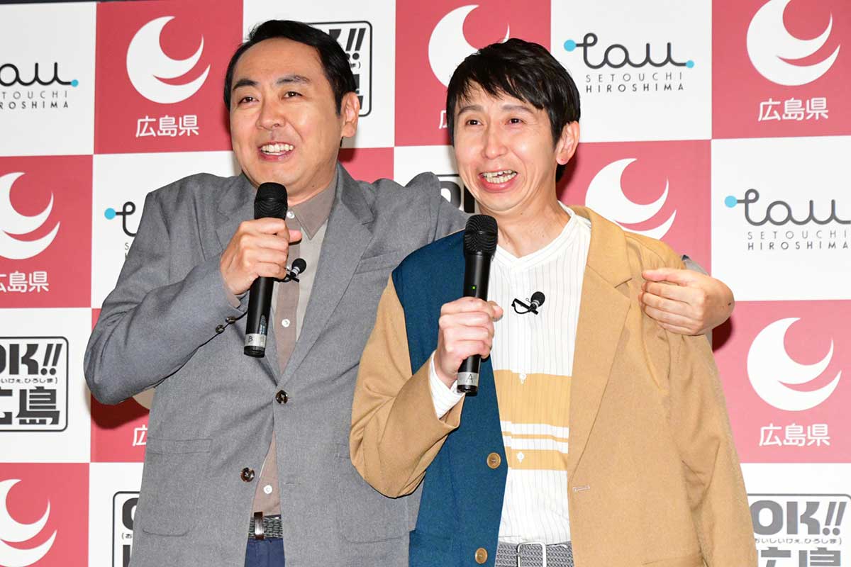 イベントに登場した田中卓志（左）、山根良顕【写真：ENCOUNT編集部】