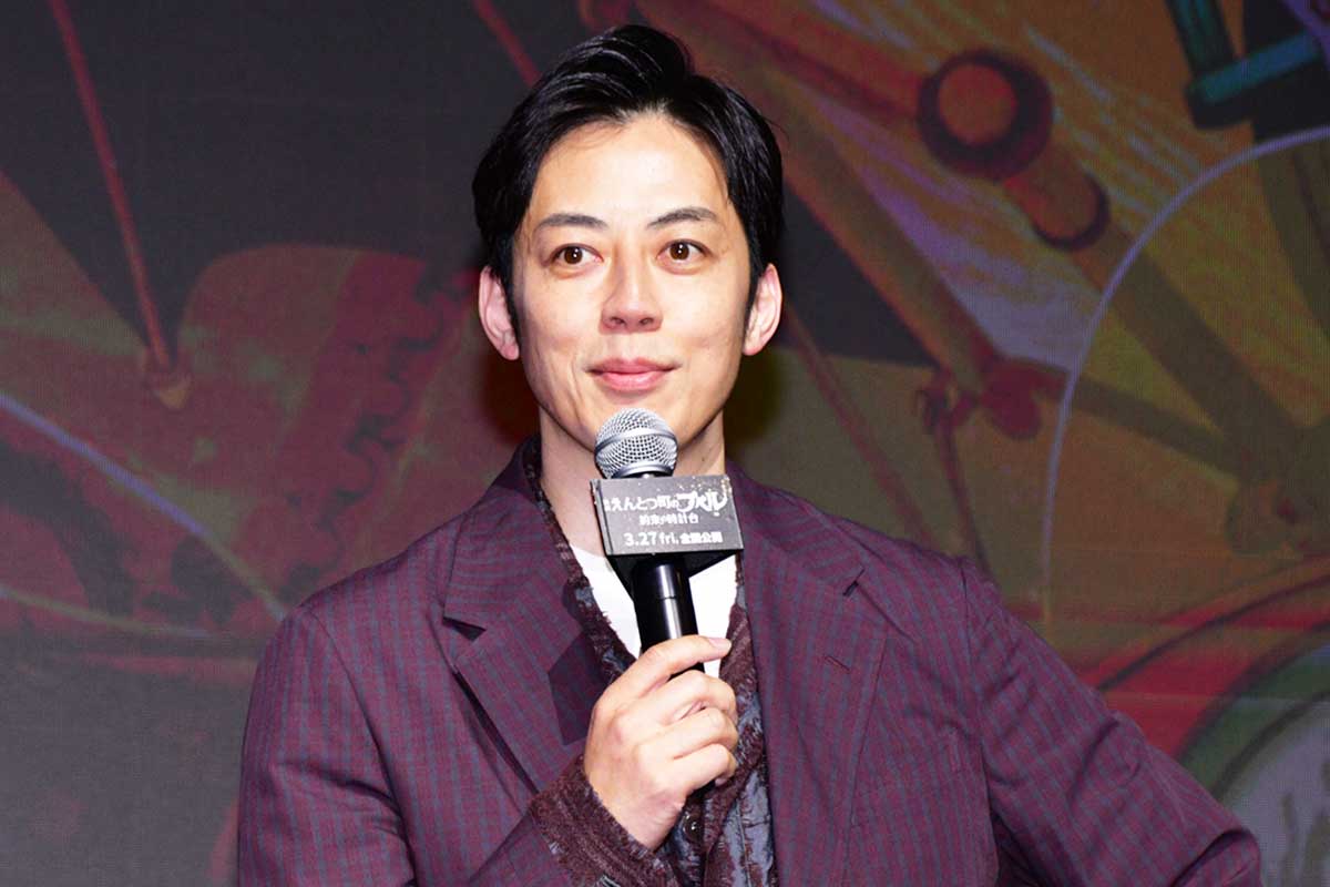 公開記念イベントに登壇したキングコングの西野亮廣【写真:ENCOUNT編集部】