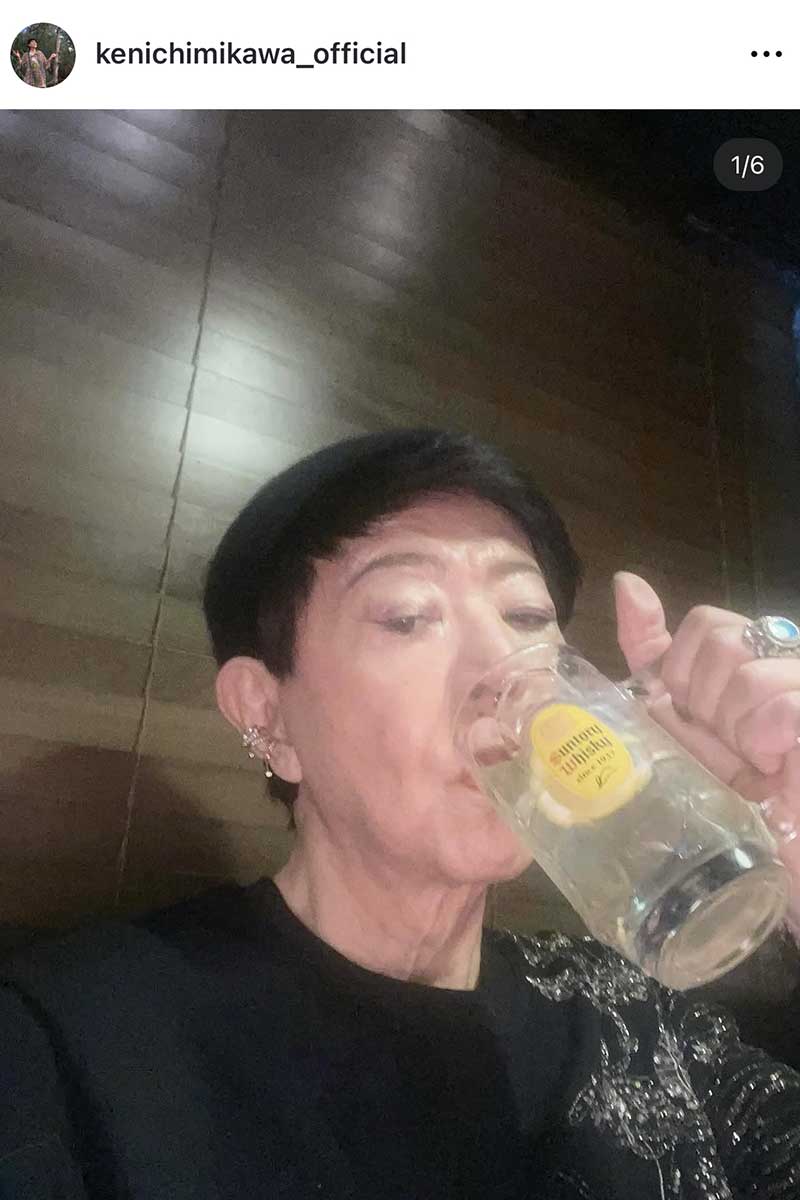 美川憲一【写真：インスタグラム（@kenichimikawa_official）より】